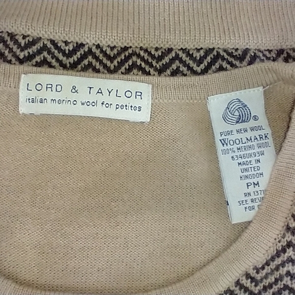 VINTAGE LORD & TAYLOR 2 PC WOOL ENSEMBLE - Picture 10 of 12